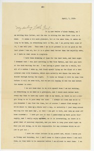 Letter from Frank F. Newth to Letitia Crane