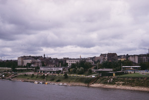 Vistula river and cityscape