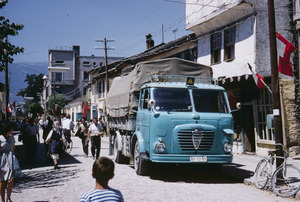 Truck on Struga street