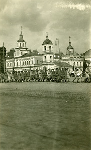 Children marching, Red Square, Moscow