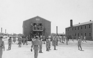 Uniformed cadets at Lowry ROTC summer camp