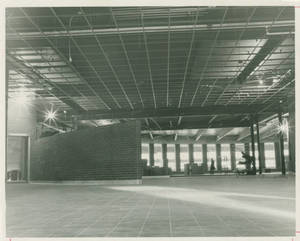 Construction of Cheney Dining Hall, February 1968