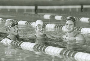 Springfield College Women's Swimmers in Lane (c. 1997-1998)