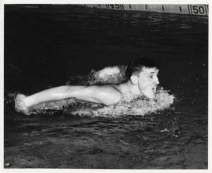 William Yorzyk swimming (1952)