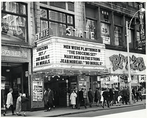 Marquee at State Theatre on Washington Street