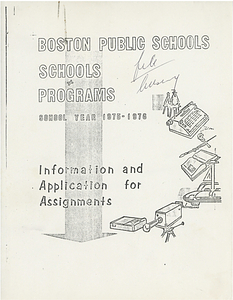 Boston Public Schools: Information and Application for Assignments
