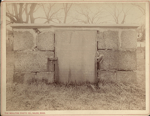 Judge Lynde's tomb