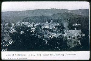 View of Cliftondale, Mass., from Baker Hill, looking northwest