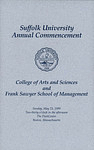 1999 Suffolk University commencement program, College of Arts & Sciences and Sawyer Business School