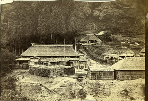 View of village in Japan