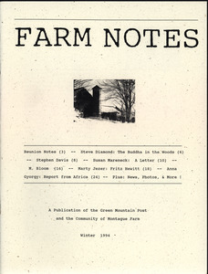 Farm notes