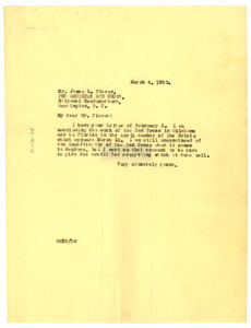 Letter from W. E. B. Du Bois to the American Red Cross