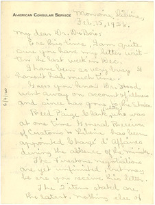 Letter from Lillie Mae Hubbard to W. E. B. Du Bois