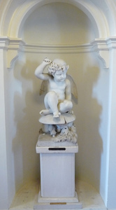 Lenox Library: statue of Puck by Harriet Goodhue Hosmer