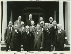 Class of 1882 at 45th reunion