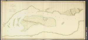 Plan of Isle aux Noix at the north end of Lake Champlain 1780