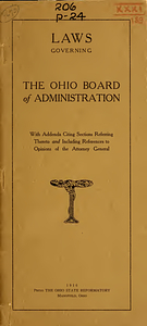 Laws governing the Ohio Board of Administration with addenda citing sections referring thereto and including references to opinions of the Attorney General