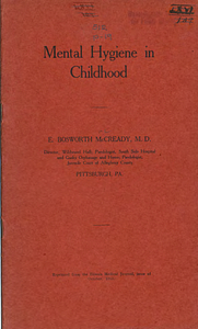 Mental hygiene in childhood