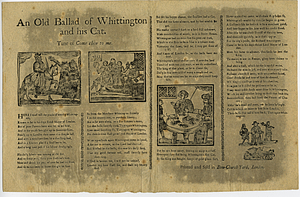 An old ballad of Whittington and his cat : tune of, Come thou to me.