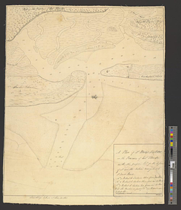A plan of St. Mary's Harbour in the province of East Florida with the proposed post for the defence of it and the inland navigation to St. Jones [sic] River