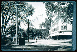 Looking down Essex Street, Cliftondale Square