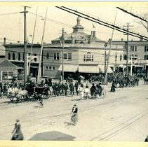 Carriages in April 19, 1900 Parade