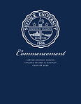 2020 Suffolk University commencement program, College of Arts & Sciences and Sawyer Business School