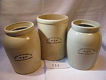 Wales Co. Earthenware Crocks