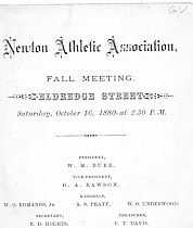 Newton Athletic Association Fall Meeting