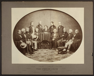 Group portrait of members of the Friday Club