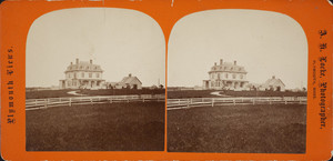 Exterior view of the old Simmes Place, Point Road, Plymouth, Mass., undated