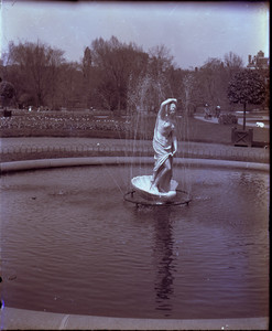 Venus Rising from the Sea statue in the Public Garden, Boston, Mass.