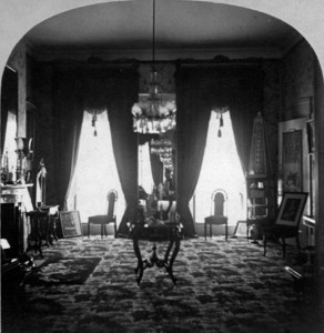 Interior view of the Quincy House, parlor, 5 Park St., Boston, Mass., 1869-1873