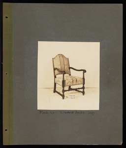"Miscellaneous Chairs: Partly Upholstered, Arm, Italian, Elizabethan, Jacobean, William and Mary, Queen Anne, Georgian 12B"