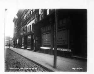 Sidewalk 180-184 Washington St., Boston, Mass., May 20, 1905