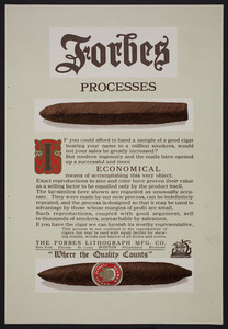 Forbes Processes, The Forbes Lithograph Mfg. Co., Boston, Mass., undated