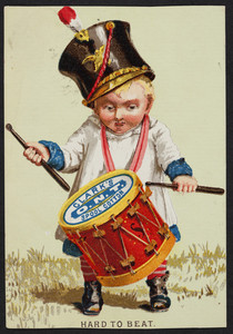Trade card for Clark's O.N.T. Spool Cotton, Newark, New Jersey and Paisley, Scotland, undated