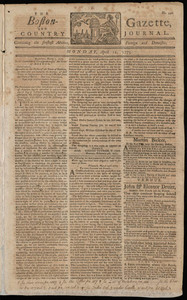 The Boston-Gazette, and Country Journal, 12 April 1773