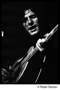 Tim Buckley in performance, probably at the Unicorn Coffee House