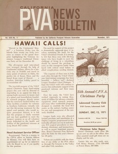 California PVA news bulletin. no. 11