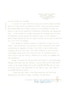 Letter from Georgia Douglas Johnson to Dr. Du Bois and Shirley