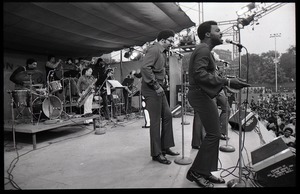 Smokey Robinson and the Miracles on stage at their final Boston appearance as a group