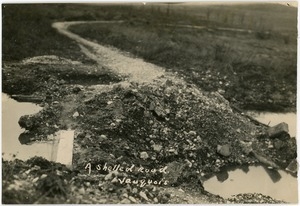 A shelled road, Vauquois