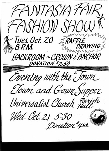 Fantasia Fair Fashion Show Advertisement (Oct. 20)