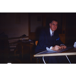 Prof. Eliot Tozer, Chairman, Drawing Dept., 1948