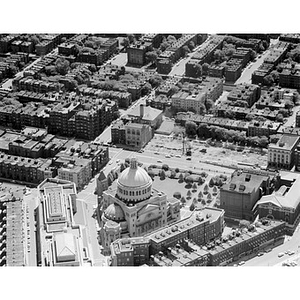 Back Bay, Christian Science Church and the area, Boston, MA