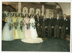 Eleanor Santos and Eddie McCarthy wedding reception