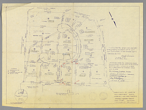 Williamstown land subdivision map