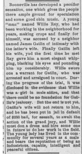 A Young "Man" Accused of Intimacy with a Neighbor's Wife (Okolona Messenger, July 22, 1903)