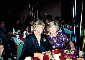 Eve Burchert and Sheila Kirk at IFGE Houston